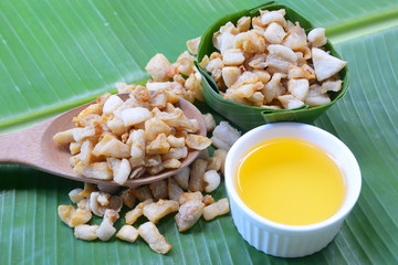 Homemade pork Crackling/ Pork crackling/ Various fried pork crackling
