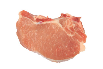 Raw pork chops