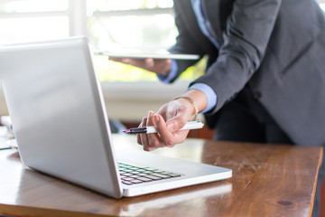 Asian Business woman working