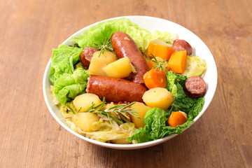 sausage and vegetable stew