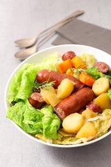 sausage and vegetable stew