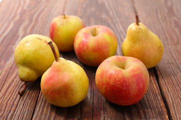 pear and apple