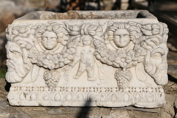 Sarcophagus in Bodrum Castle