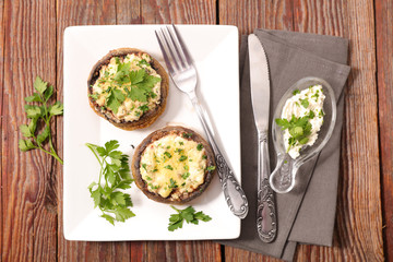 stuffed mushroom