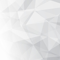 Obraz premium Tło wielokątne kryształu geometryczne półtonów. Współczesny streszczenie szary i biały tech korporacyjny układ tekstury. Ilustracji wektorowych