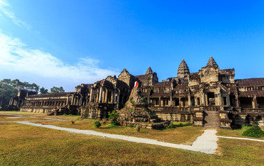 Angkor Wat Temple at morning, Siem reap, Cambodia.
