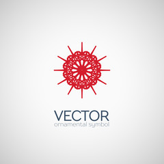 Vector geometric symbol