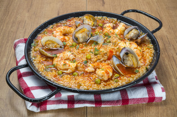 Arroz caldoso con marisco
