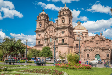 View of Jesuit church Cusco