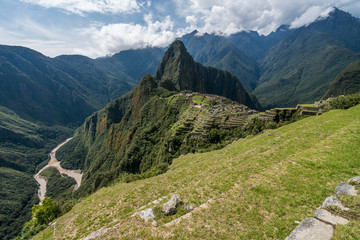 Fototapeta na wymiar Aussicht auf Machu Picchu
