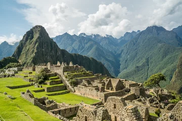Fototapete Inka-Stadt Machu Picchu © schame87