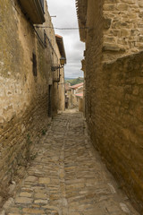The town of Gallipienzo de Navarra in Spain