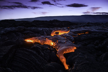 Lava Flow on Kilauea