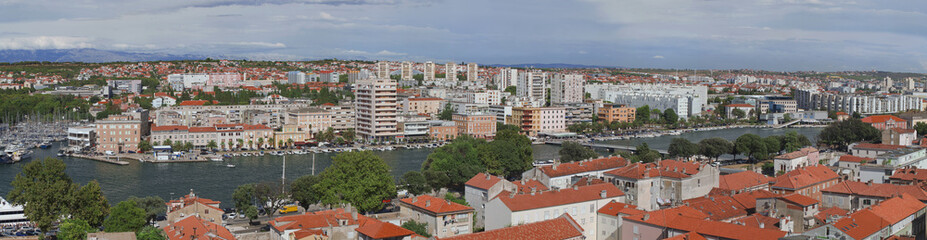 Fototapeta na wymiar Zadar DownTown Panorama