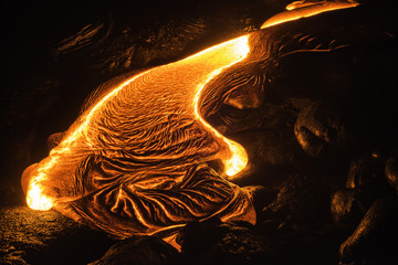 Lava Flow on Kilauea