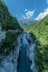 Fototapeta na wymiar Soca Valley, Slovenia