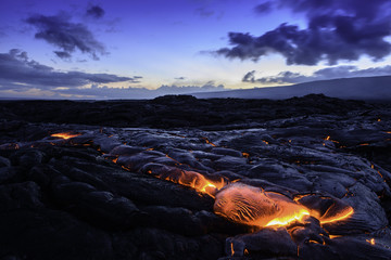 Lava Flow on Kilauea