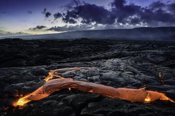 Lava Flow on Kilauea