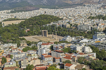 Fototapeta premium Tempel des Zeus in Athen, Griechenland