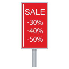 Sale banner vector