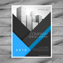 business annual report brochure design vector
