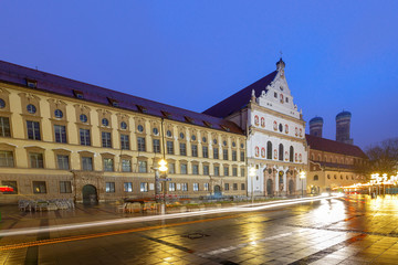 Fototapeta premium Munich. Neuhauser street.