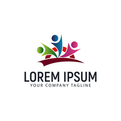 education people Logos design concept template