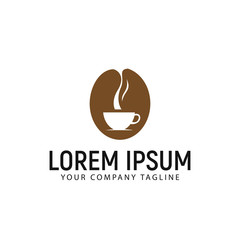Coffee logo design concept template