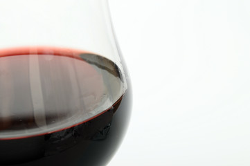 Glass of red wine