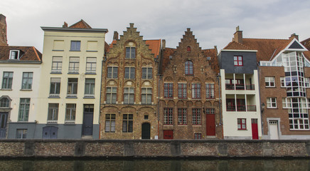Fototapeta na wymiar Brugge houses