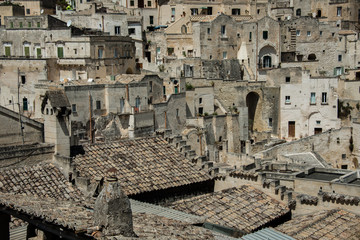 Blick auf Matera