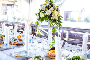 Decor wedding ceremony and banquet