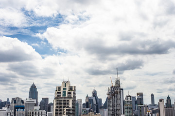 Obraz premium バンコク ビジネス街 風景