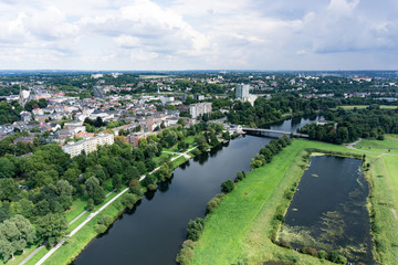 Luftbild Kleinstadt Essen Steele an der Ruhr