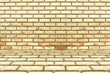 textured of brick walls sandstone background