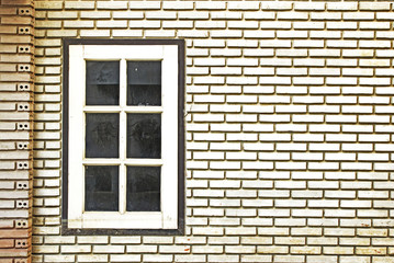 textured of brick walls sandstone background with window