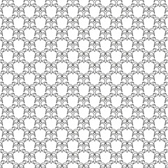 Seamless black and white pattern