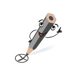 Stift mit Zeigefinger - Wahlkreuz - ankreuzen