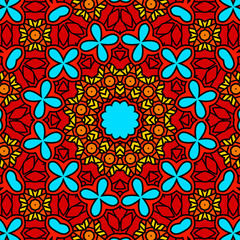 Stained glass, seamless picture