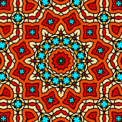 Stained glass, seamless picture