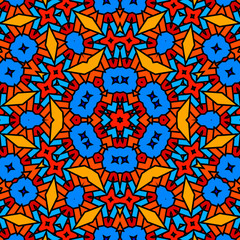 Stained glass, seamless picture