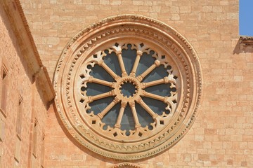 Rosetón de Santa María de Huerta