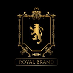 Luxury Design with gold color