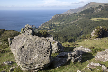 Rock at Viewpoint; Teixido Village; Galicia