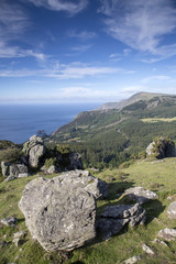 Rock at Viewpoint at Teixido Village; Galicia
