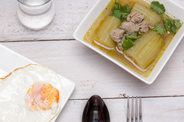 Thai dish with rice