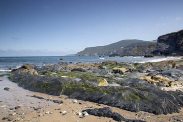 Fototapeta na wymiar Picon Beach; Loiba; Galicia