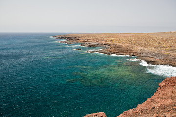 ocean wild beach rocks