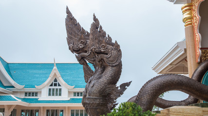 Fototapeta premium WAT PA PHU KON located in northeastern Thailand, Udon Thani Province