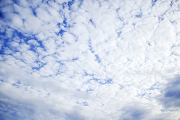Fototapeta na wymiar The ripples of clouds in the sky background